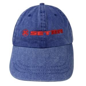 Setra Slideback Baseball Cap Blue One Size Adjustable Embroidered 6 Panel Zkapz